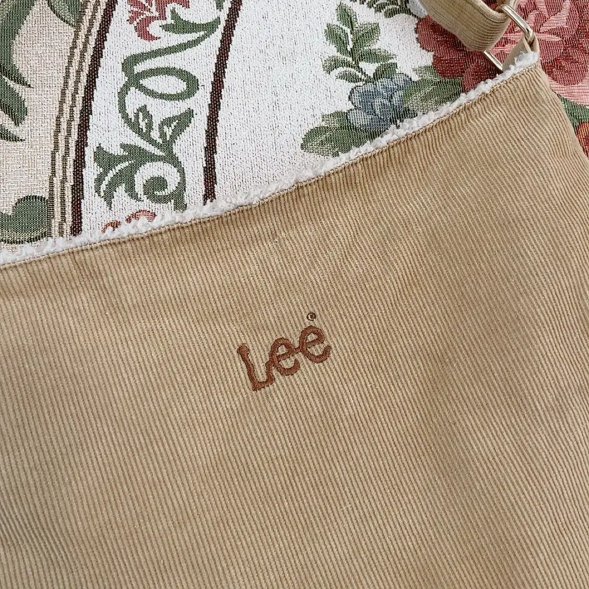 모리걸 빈티지 리 lee 코듀로이 크로스백